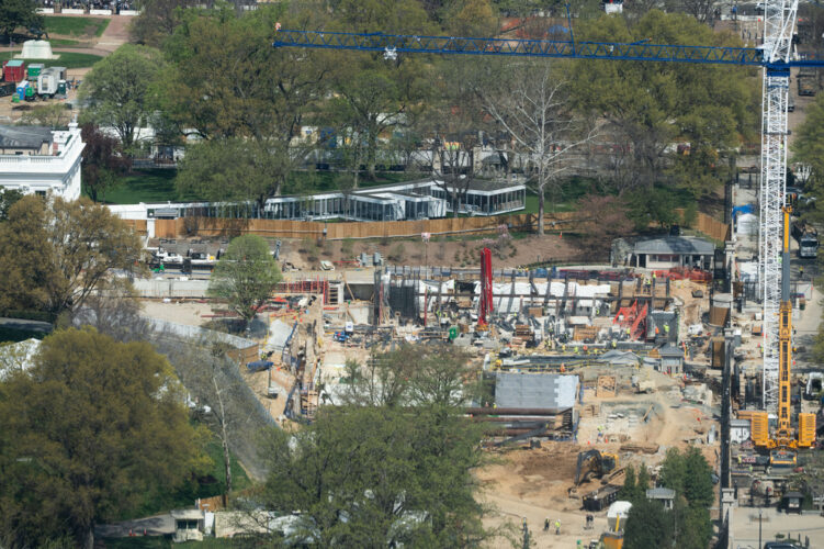 Construction on Trump's White House ballroom can continue for now, US appeals court says